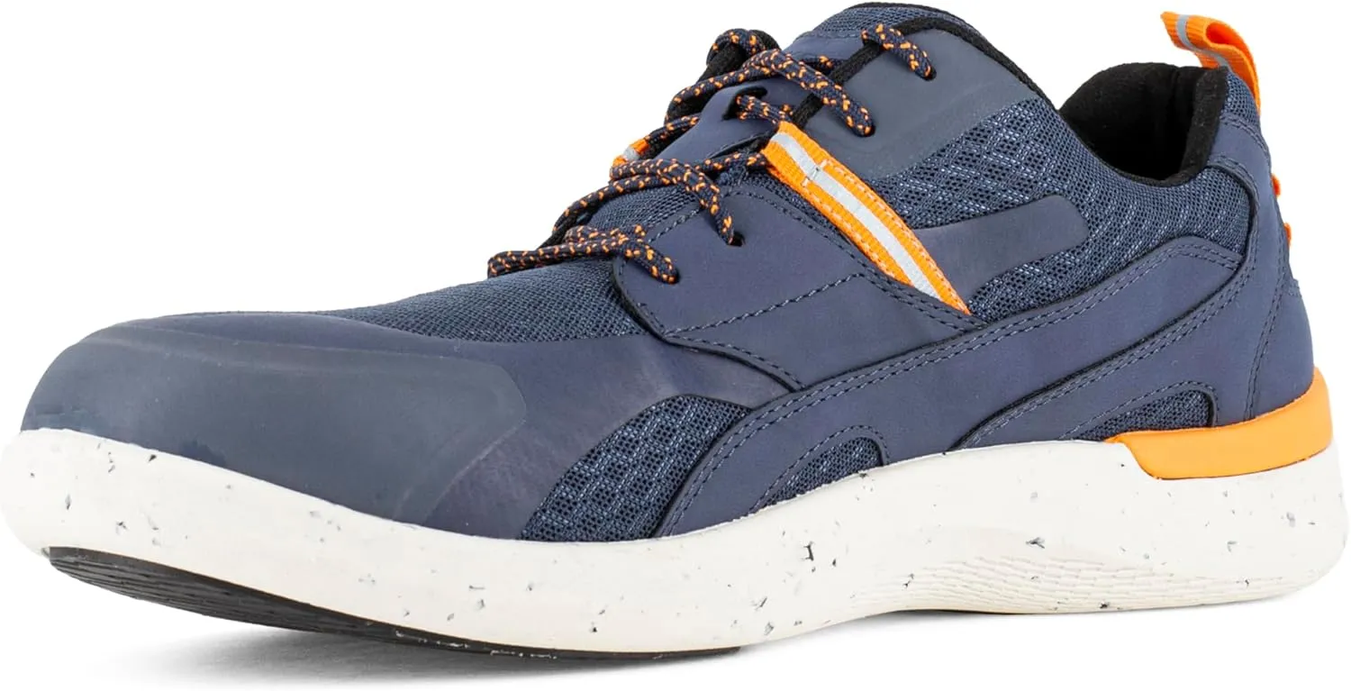 Rockport Men's Truflex Fly Blucher Work Composite Toe Slip Resistant Shoe