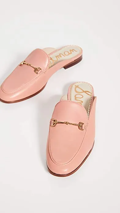 Rose On Protected Linnie Bargain Cali Slip Toe Dress Embellished Loafers Mules Sam Edelman Almond