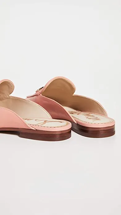 Rose On Protected Linnie Bargain Cali Slip Toe Dress Embellished Loafers Mules Sam Edelman Almond