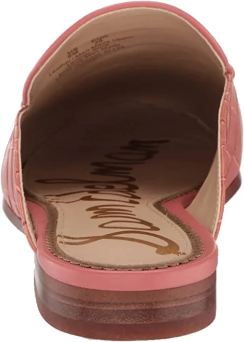 Rose Toe Embellished Slip On Sam Linnie Mules Smart-powered Almond Edelman Loafer Fraud-free Terracotta