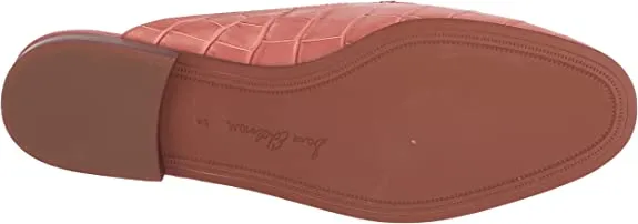 Rose Toe Embellished Slip On Sam Linnie Mules Smart-powered Almond Edelman Loafer Fraud-free Terracotta