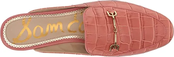 Rose Toe Embellished Slip On Sam Linnie Mules Smart-powered Almond Edelman Loafer Fraud-free Terracotta