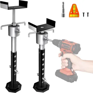 RV Slide Out Support Jacks, Heavy Duty Quick Lift Slide Out Stabilizer up to 5000 lbs Capacity Each,Set of 2 Travel Trailer Stabilizers for Travel Camper RV Height Adjustable from 16" to 34"