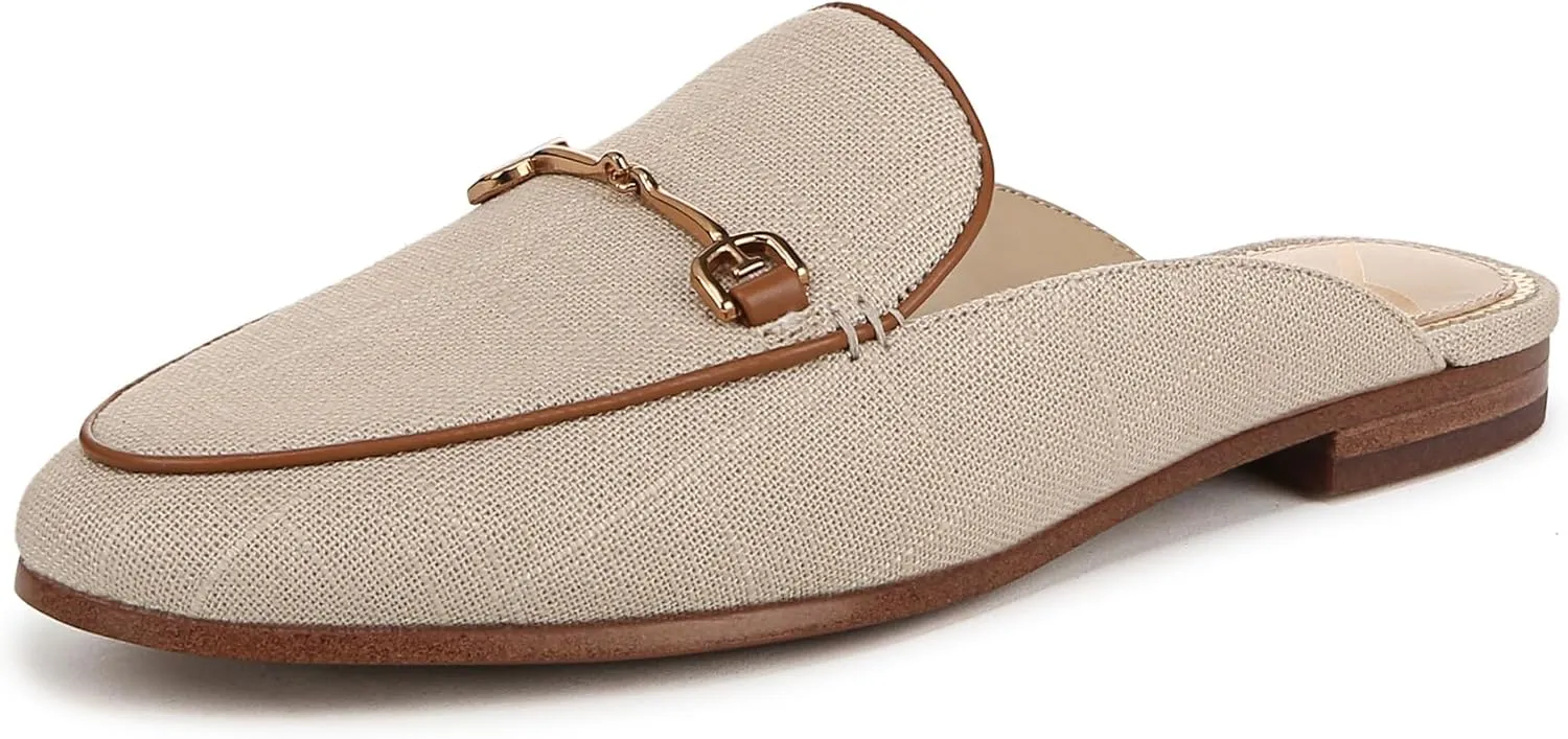 Sam Edelman Women's Linnie Loafer, Natural Linen, 9.5