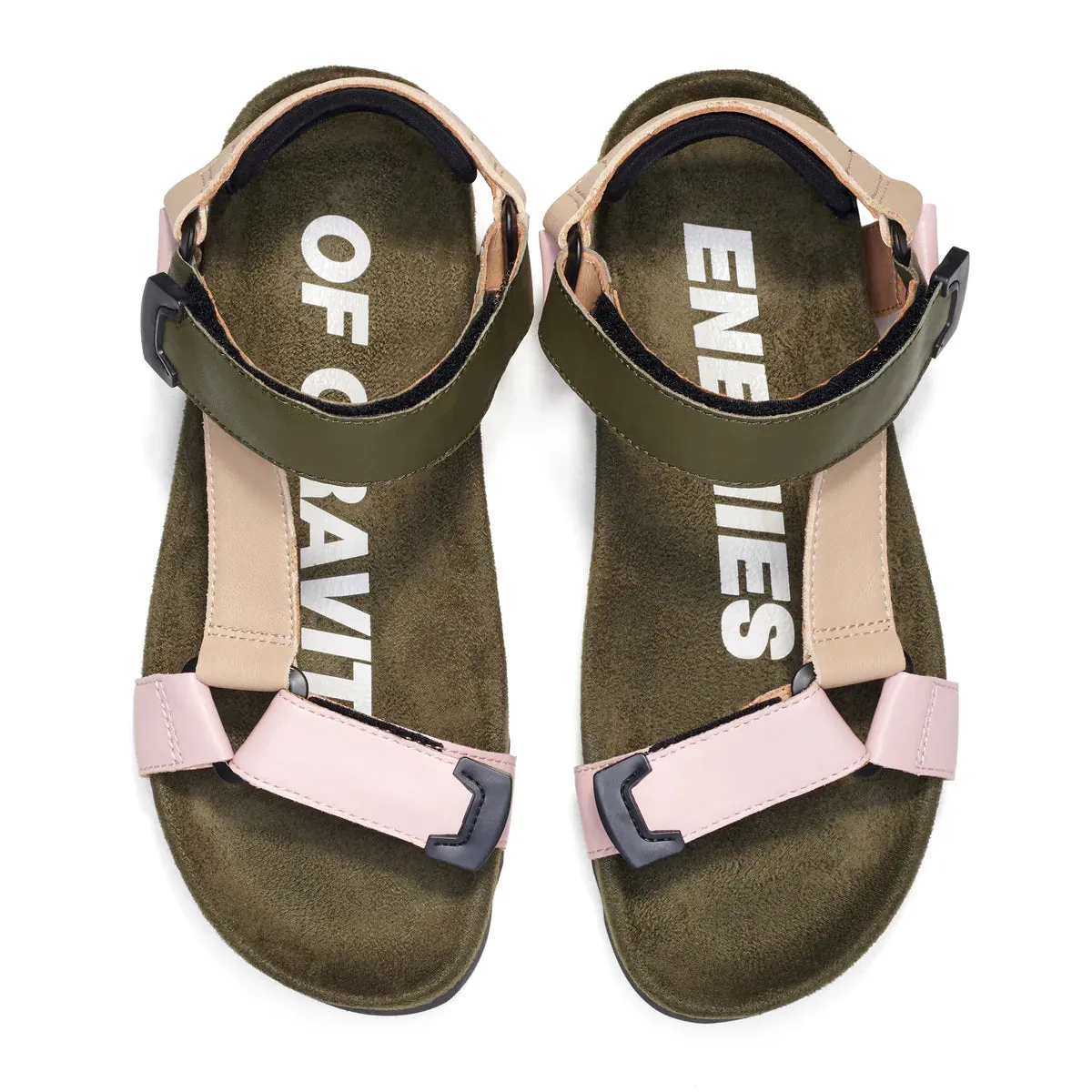 Sandal Tooth Wedge Blush Camo