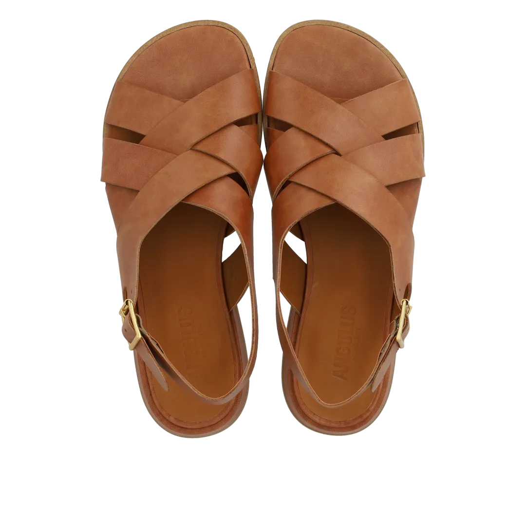 Sandal with braided detail