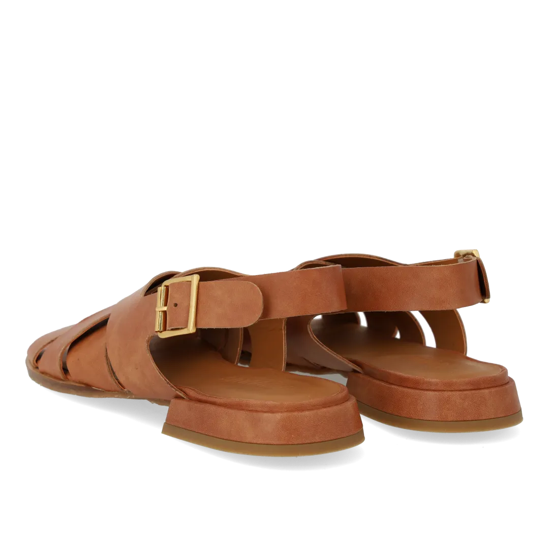 Sandal with braided detail
