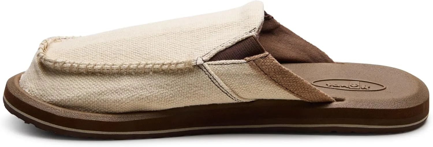 Sanuk Mens You Got My Back Mule | Mens Shoes | Slip On Shoes for Men | Men's Slip-on Loafers | Memory Foam Footbed