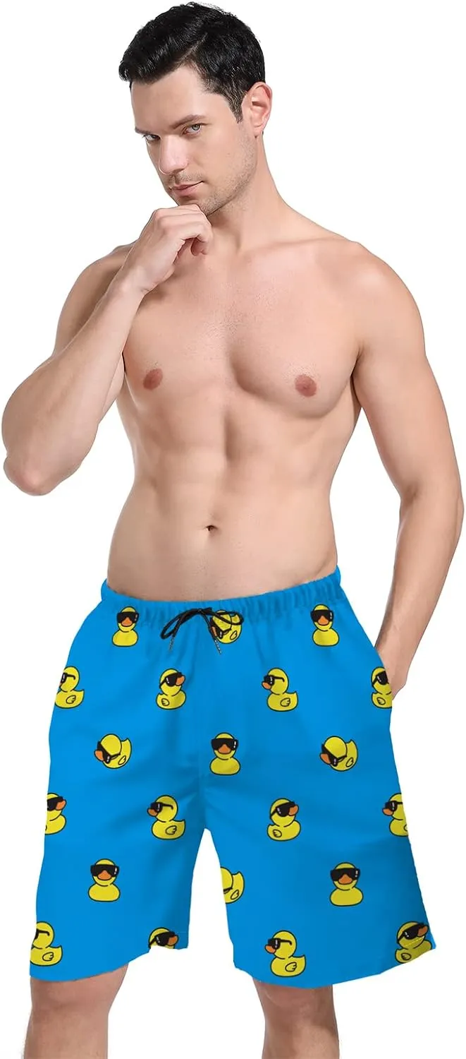 SARA NELL American Flag Mens Swim Trunks Quick Dry Board Shorts with Mesh Lining, Breathable Shorts Swimwear Bathing Suits