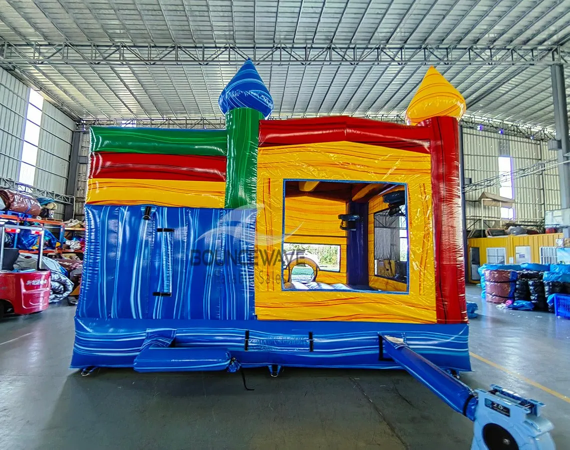 Seasonal Sampler Right Side Bounce House with Slide (Wet/Dry)