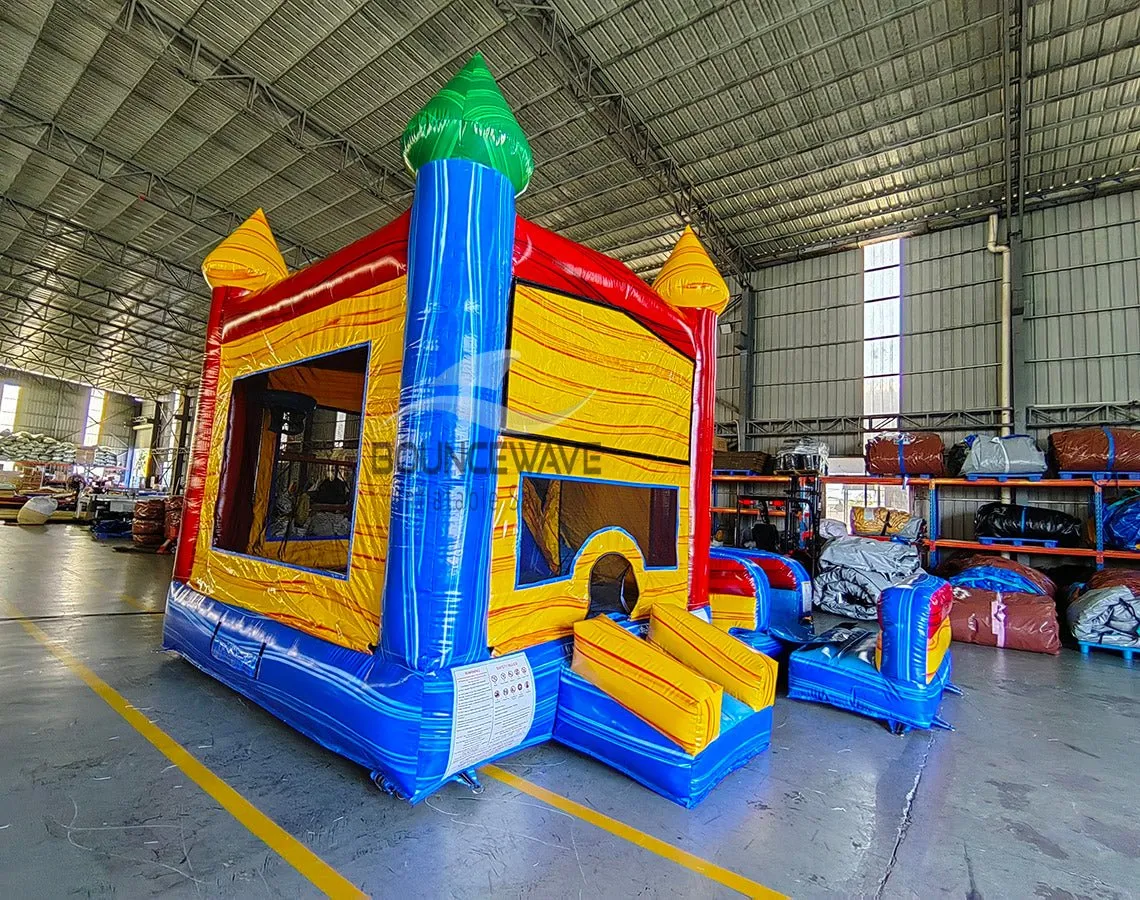 Seasonal Sampler Right Side Bounce House with Slide (Wet/Dry)
