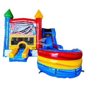 Seasonal Sampler Right Side Bounce House with Slide (Wet/Dry)