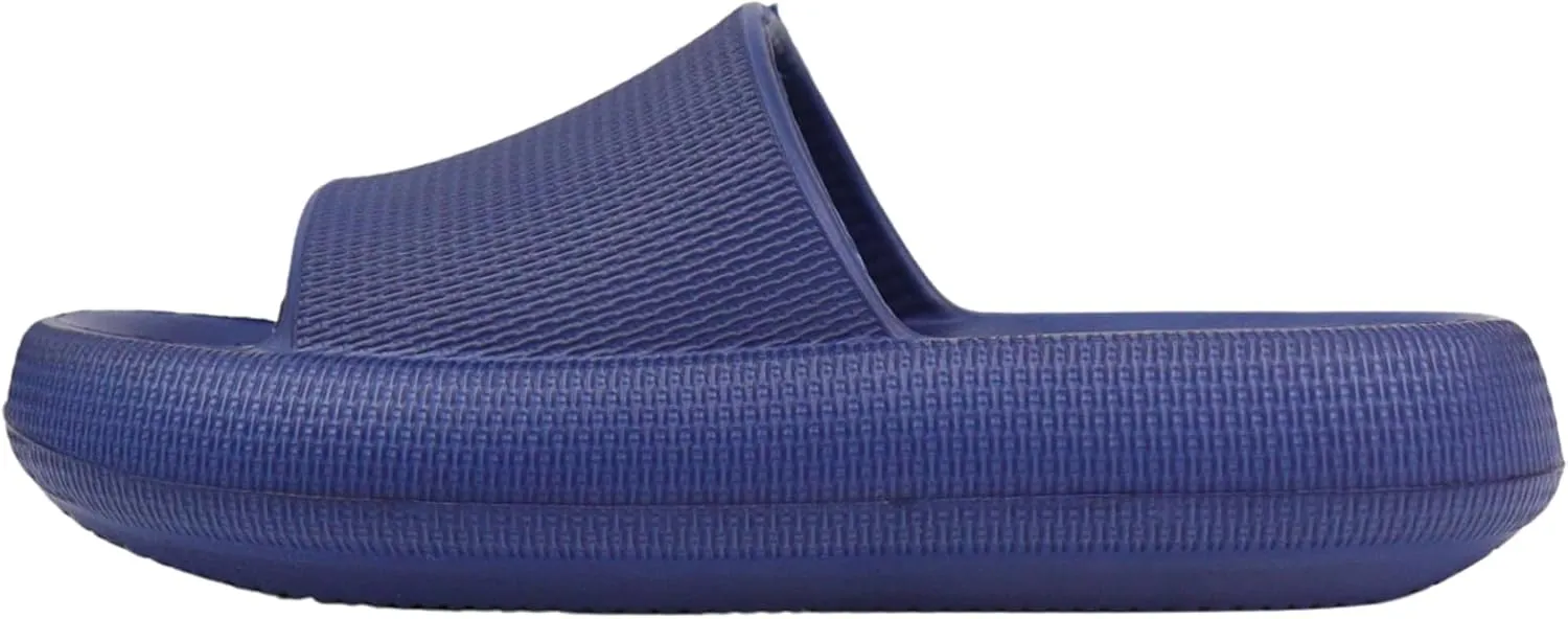SEVENHILLDIAMONDS Thick Sole Slipper for Women and men - Pillow Slide - Indoor and Outdoor Sandal - Non Slip Slipper - Beach Slide - Quick Drying Sandal
