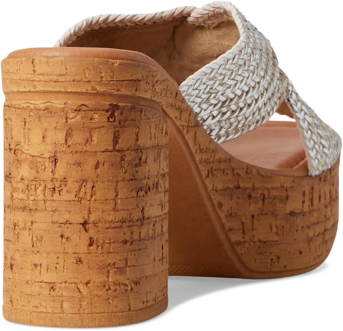 Seychelles Women's Adorned Metallic Raffia Slide Sandal