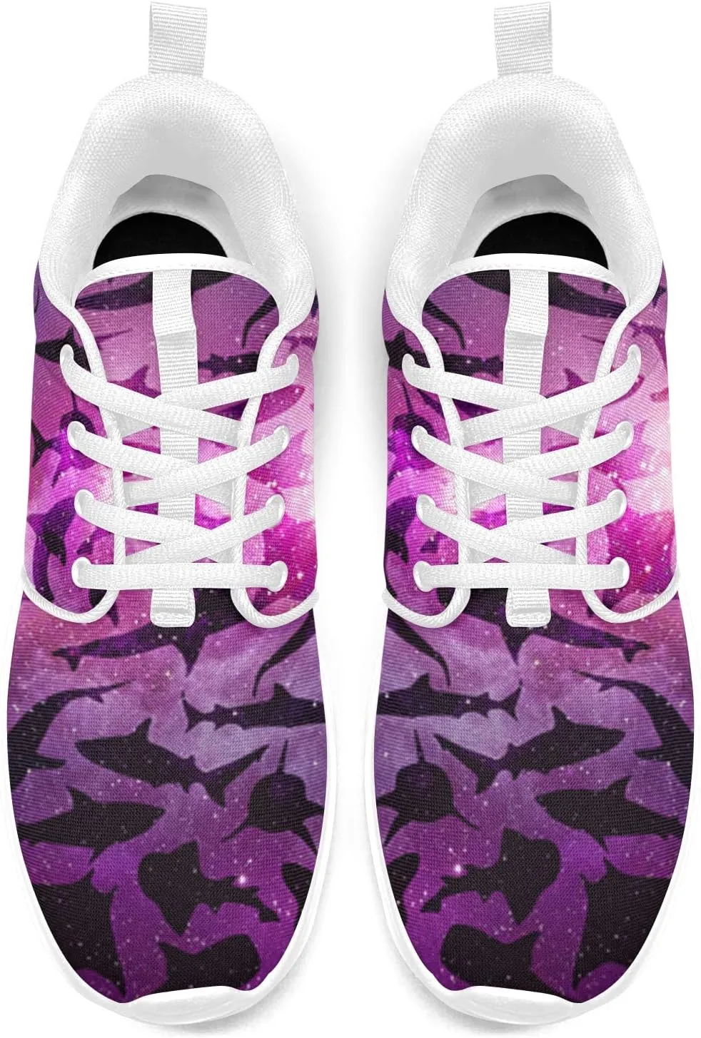 Shark Party Shoes for Women Walking Running Athletic Lightweight Shoes Tennis Sports Comfortable Sneaker Gifts