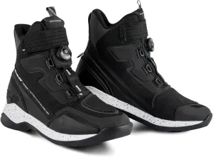 SHIMA TAKESHI VENT, Motorcycle Shoes for Men - Breathable, Reinforced Street Riding Shoes with ATOP Closure System, Ankle Support, Anti-Slip Sole, Gear Pad (Black, 10.5)