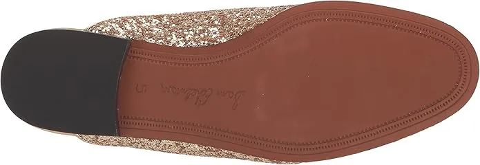 Shoes Amber Shipping options Toe Edelman Linnie Flat On Sam Dress Gold Stable Fashion Slip Rounded Mules