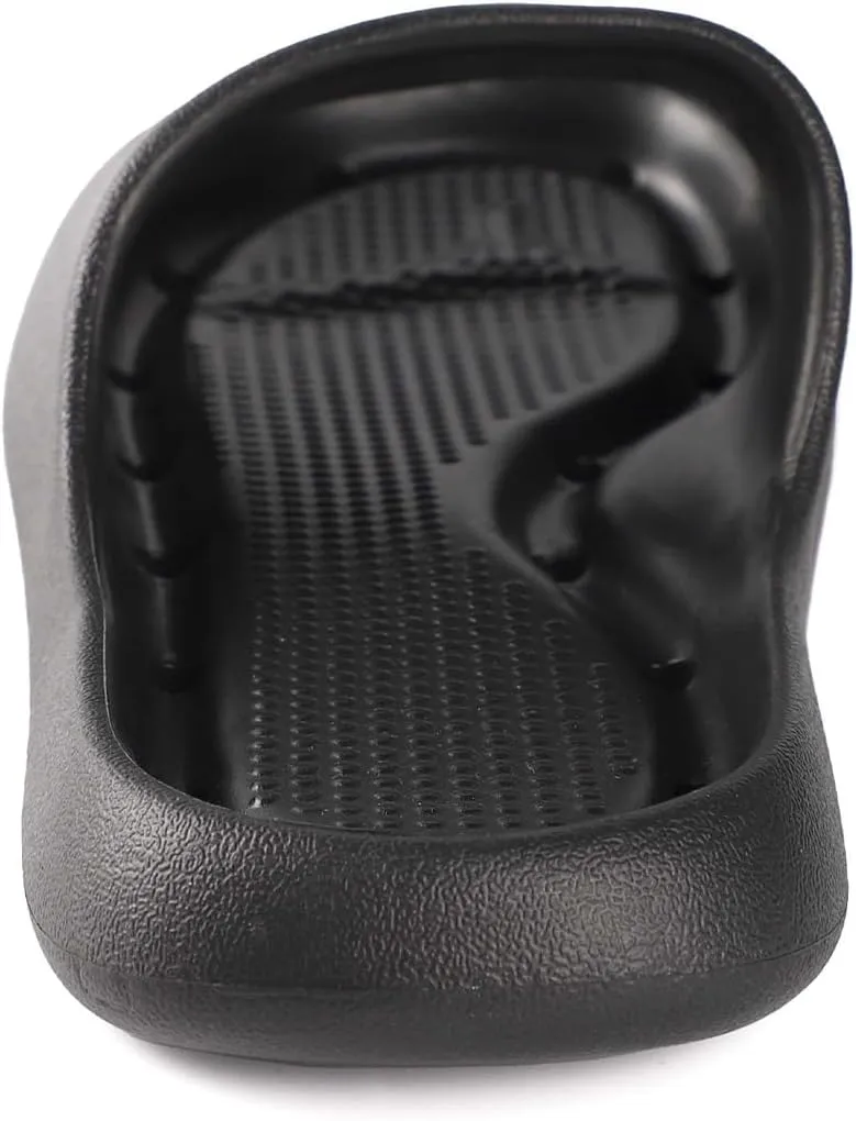 Shower Shoes for Women and Men Massage Slide Sandals Soft Cushioned Anti-Slip Pool Slides Comfort Arch Support Quick Drying Shower Shoes with Drain Holes Bathroom Slides Slippers