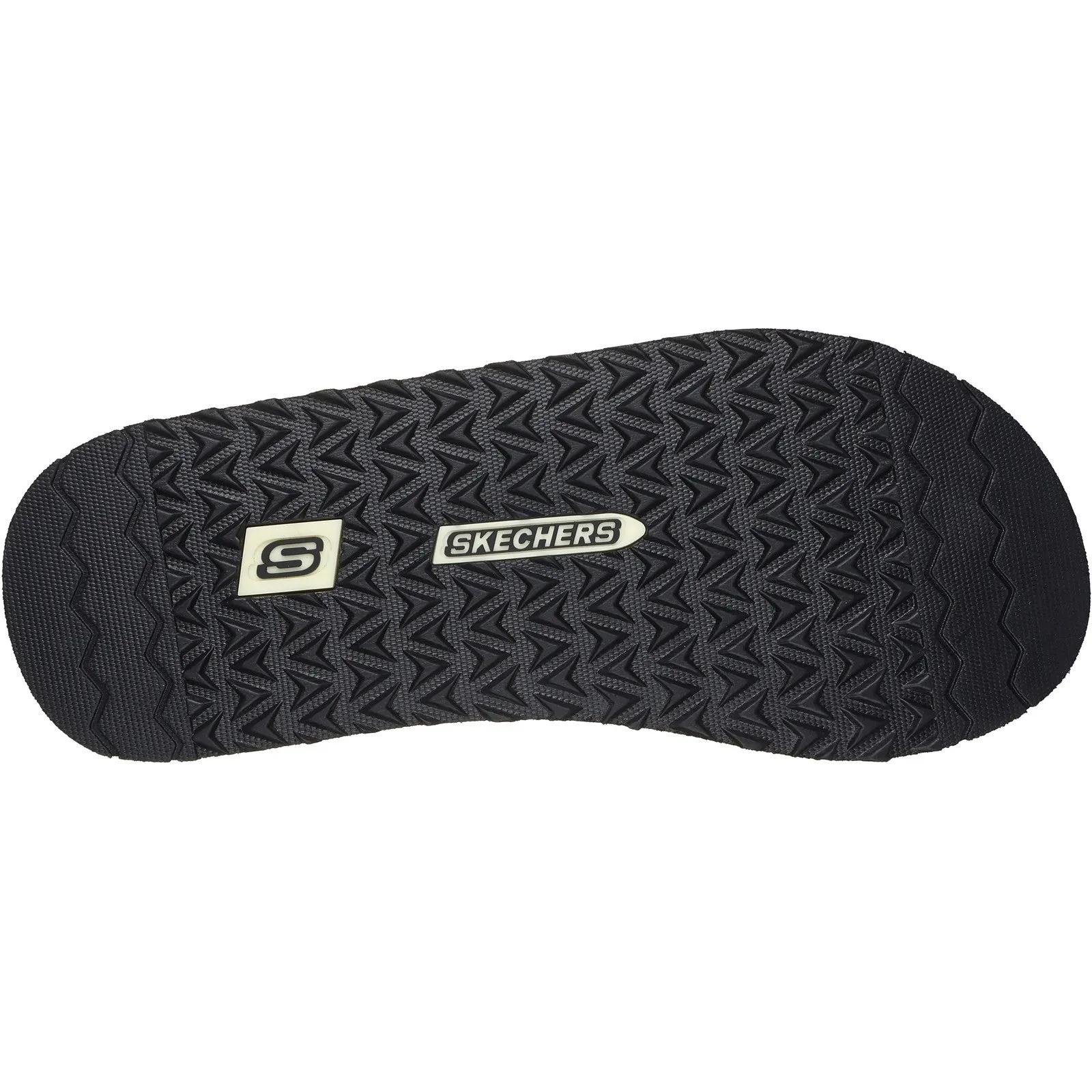 Skechers Mens Tantric Fritz 205098-BLK Black Slip On Shoe