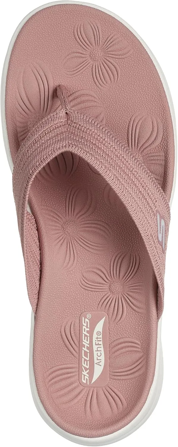 Skechers Women's Go Walk Arch Fit Sandal-Polished Sandal