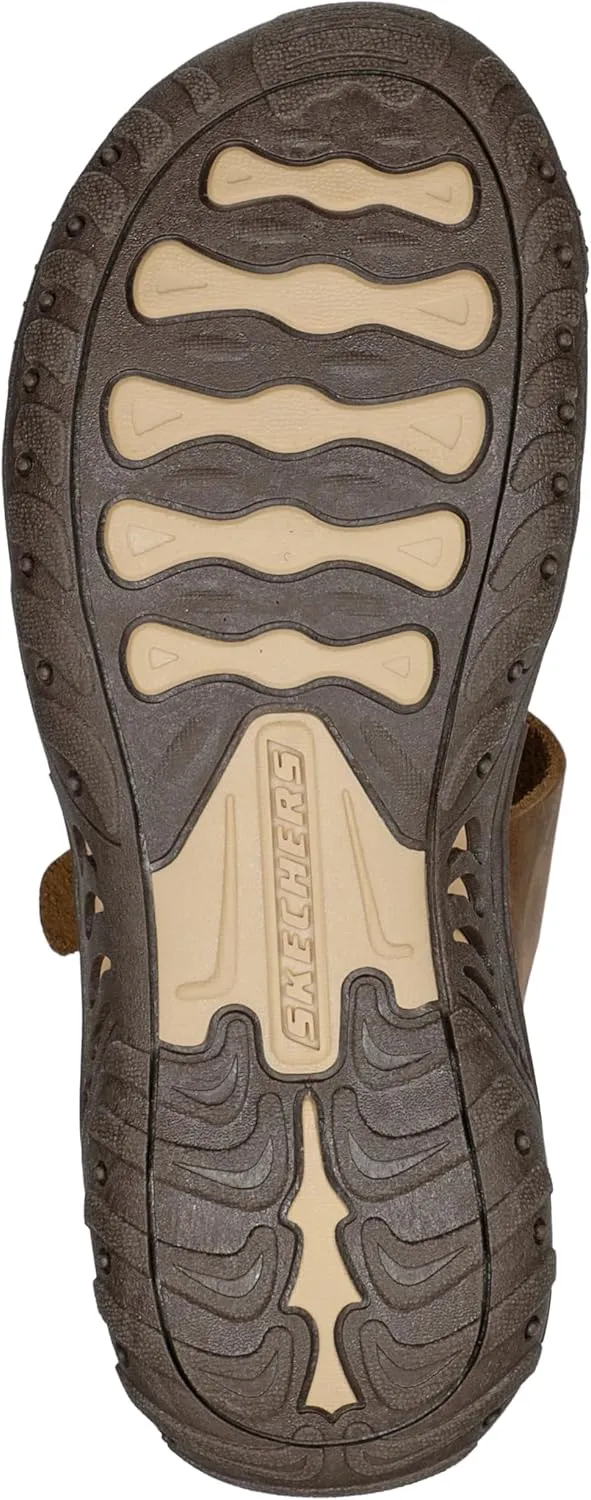 Skechers Women's Reggae-Carribean-Double Buckle Toe Thong Slide Sandal