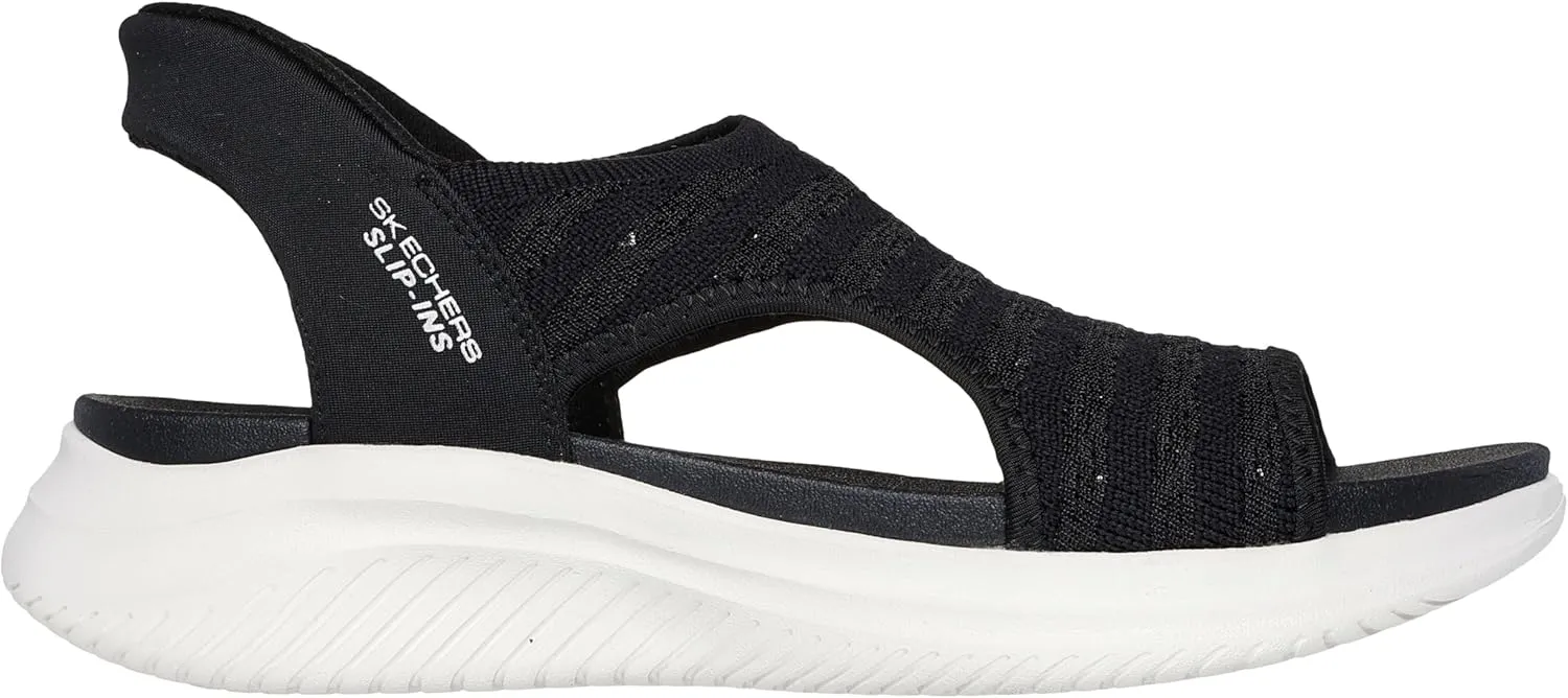 Skechers Women's Ultra Flex 3.0-Sun Warmth Hands Free Slip-ins Sandal