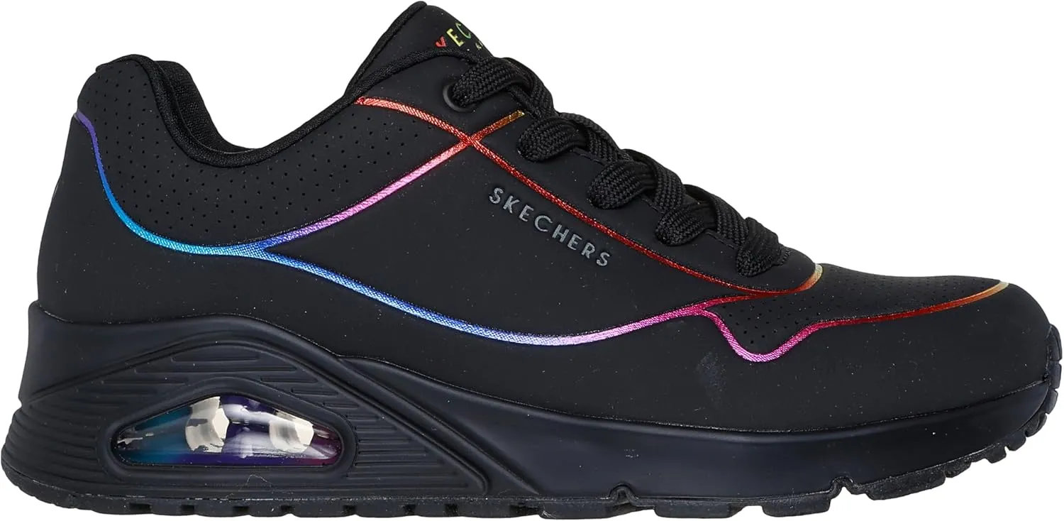 Skechers Women's Uno-Electric Lines Sneaker