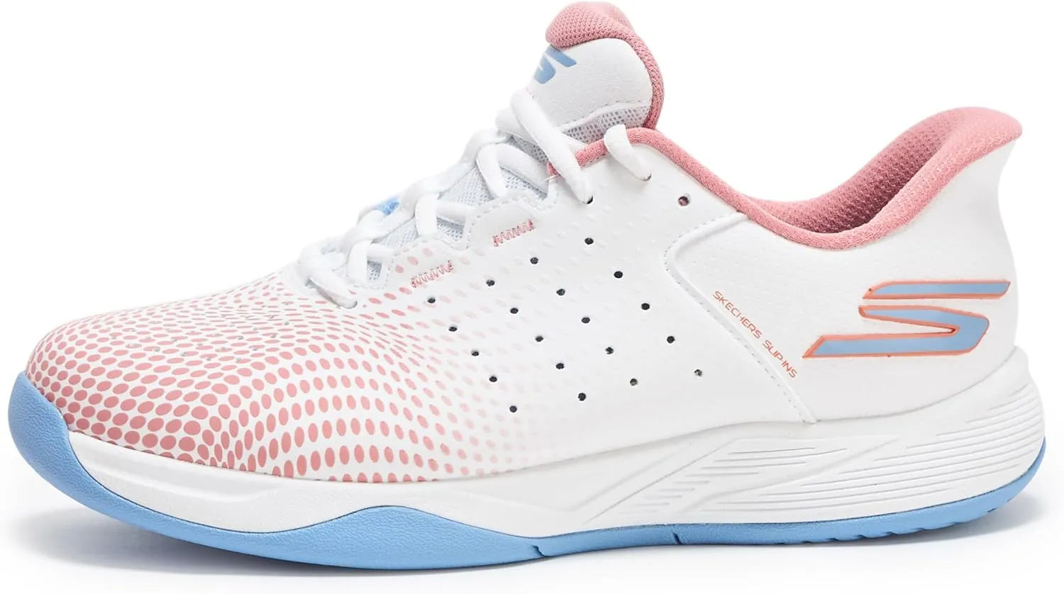 Skechers Womens Viper Court Reload Hands Free Slip-Ins Sneaker
