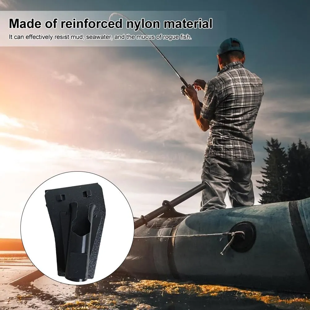 Slide-in Fishing Rod Hip Holster – Hands-Free Rod Holder for Wading, Surf, Fly & Bank Fishing, Quick Draw Waist Belt Gear Durable, Weatherproof Nylon, Rugged and Portable