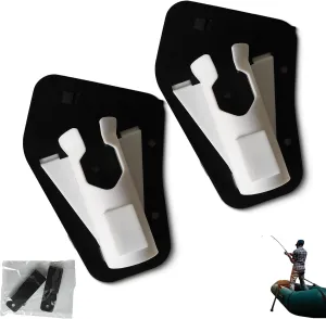 Slide-in Fishing Rod Hip Holster – Hands-Free Rod Holder for Wading, Surf, Fly & Bank Fishing, Quick Draw Waist Belt Gear Durable, Weatherproof Nylon, Rugged and Portable