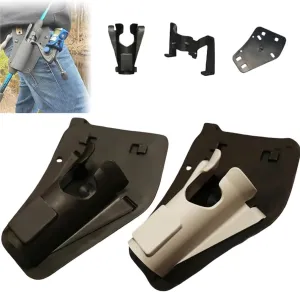 Slide-in Fishing Rod Hip Holster,Adjustable Hands-Free Quick Draw Waist Belt Holder for Wading, Surf, Fly & Bank Fishing - Durable Weatherproof Nylon with Stash Pocket