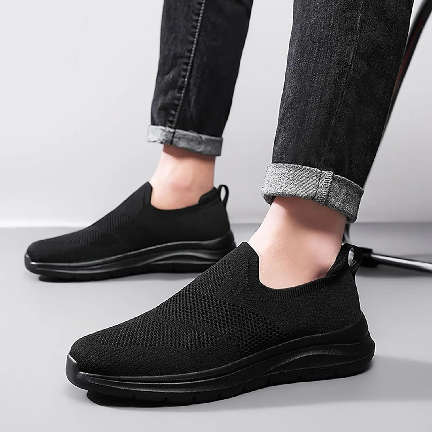 Slip On Walking Shoes for Women Fashion Mesh Casual Sport Sneakers Business Work Daily Walking Non Slip Sneakers