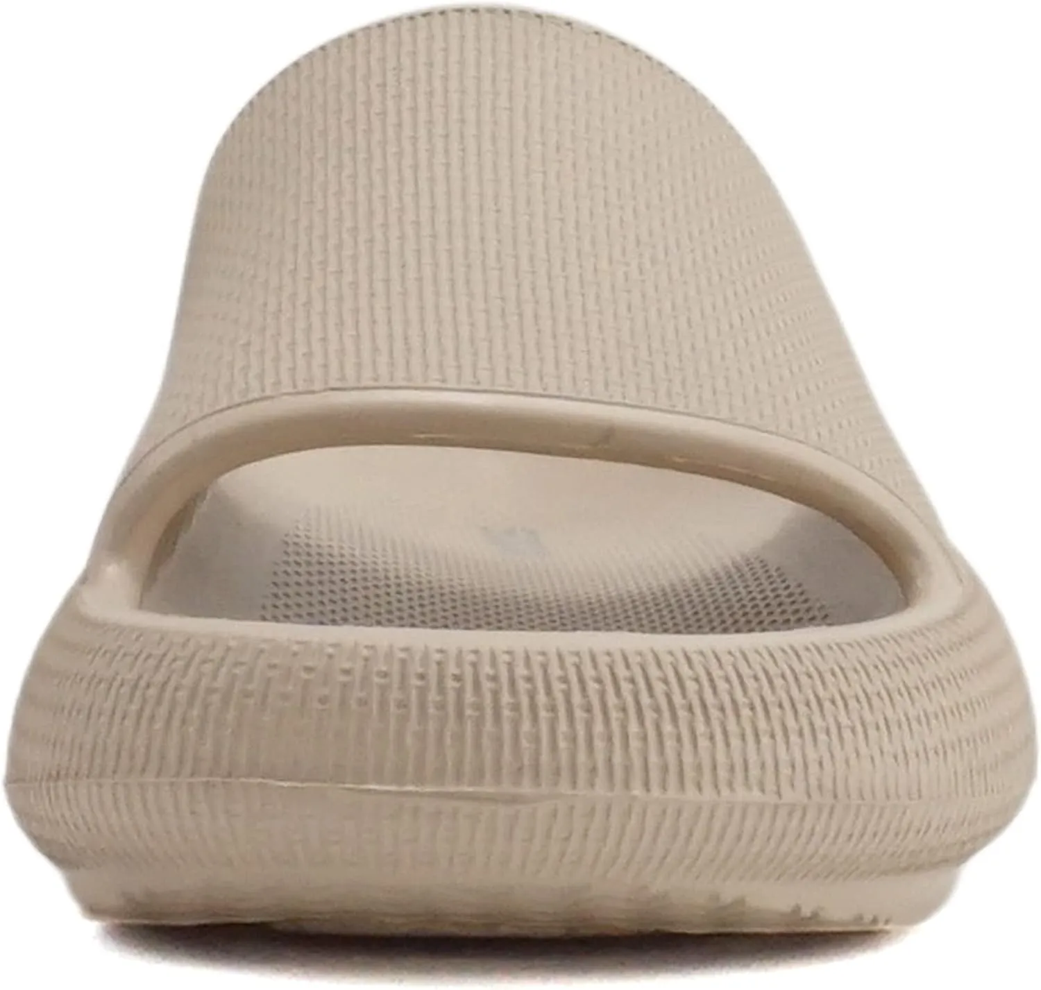 Soda “MARSHMALLOW” ~ Women Feather Recovery Slide Open Toe Lightweight Comfort Cushion Sandal