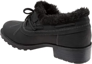 SoftWalk Women's Boot Ballet Flat, Black, 8