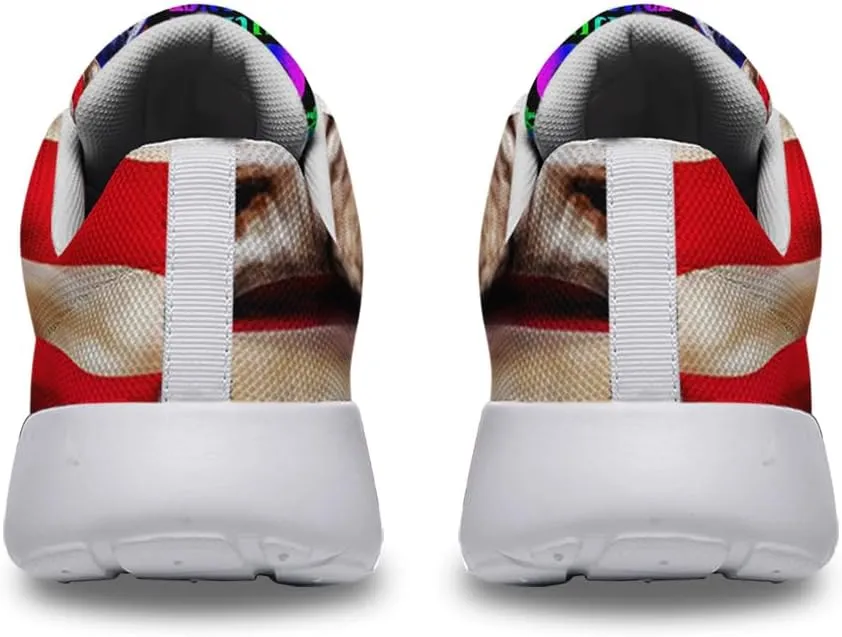 Sonzj-II Autism Shoes for Men Women Running Sneakers Breathable Casual Sport Tennis Shoes Gift for Him Her