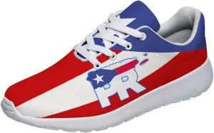 Sonzj-II Men's Women's Puerto Rico Sneakers Fashion Casual Slip on Walking Shoes Lightweight Breathable Puerto Rican Running Sneaker