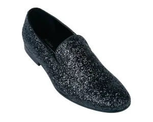 Sparkle Slip On Men's  Shoes Color Black