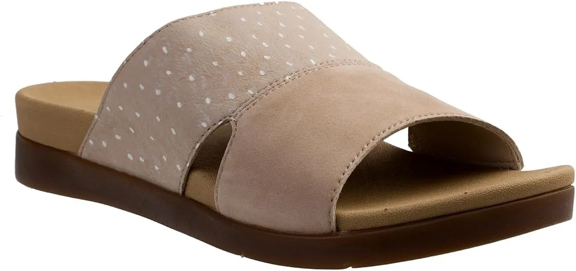 Spenco Women's Dawn Ostrich Slide Sandal
