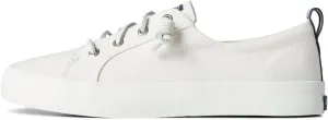 Sperry Women's Crest Vibe Sneaker, White, 10 Wide