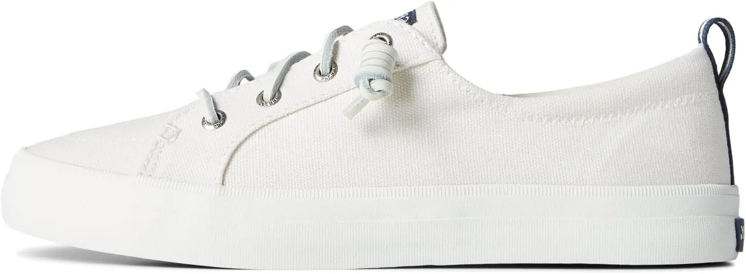 Sperry Women's Crest Vibe Sneaker, White, 10 Wide