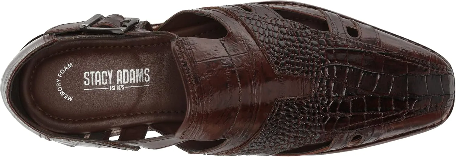 STACY ADAMS Men's Calvino City Sandal Flat