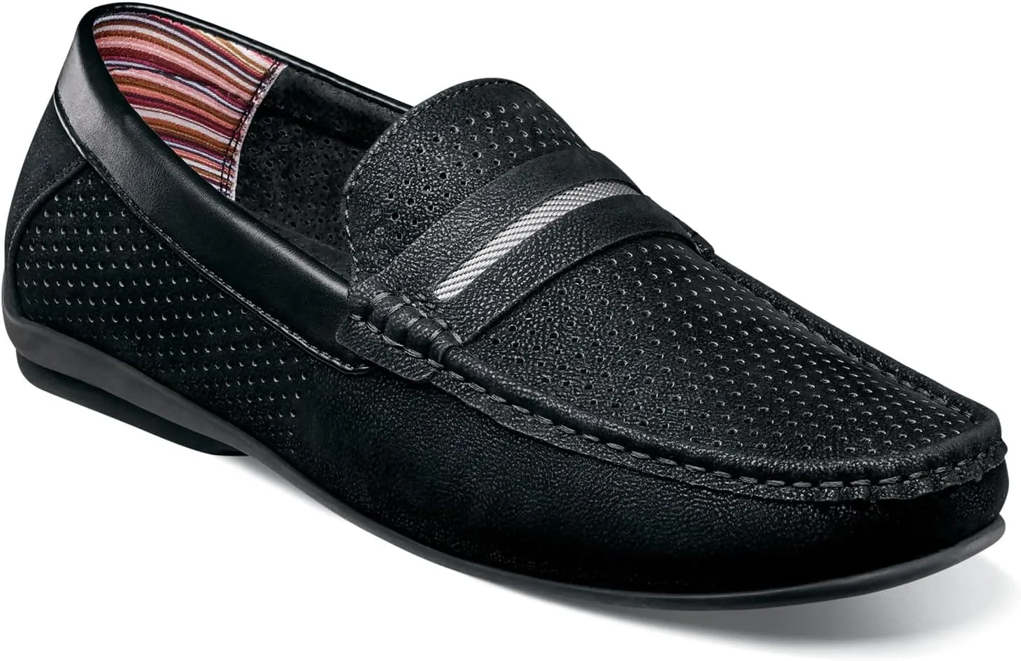 STACY ADAMS Men's Corby Slip on Driving Style Loafer