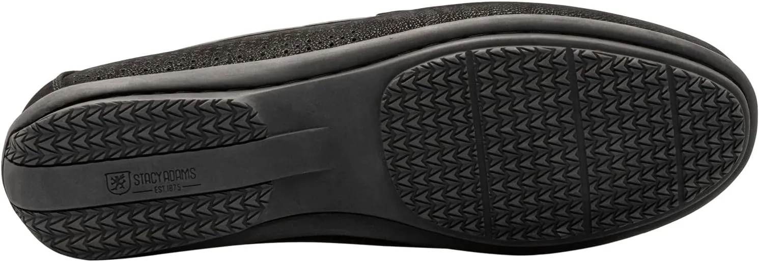 STACY ADAMS Men's Corby Slip on Driving Style Loafer
