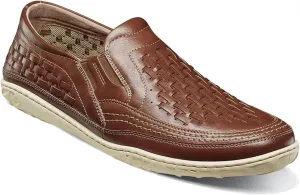Stacy Adams Men's Ithaca Slip On Loafer Driving Style, Sienna, 8.5