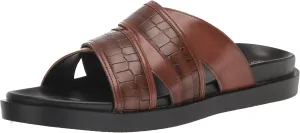 STACY ADAMS Men's Mondo Cross Strap Slide Sandal