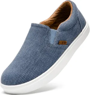 STQ Wide Toe Box Slip On Shoes for Women | Business Casual Shoes for Women Trendy Fashion Sneakers Lightweight Loafers Shoes