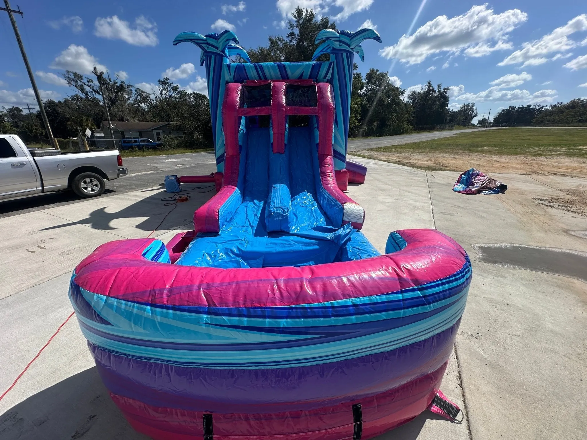 Supernova Dual Lane Bounce House with Slide (Wet/Dry)