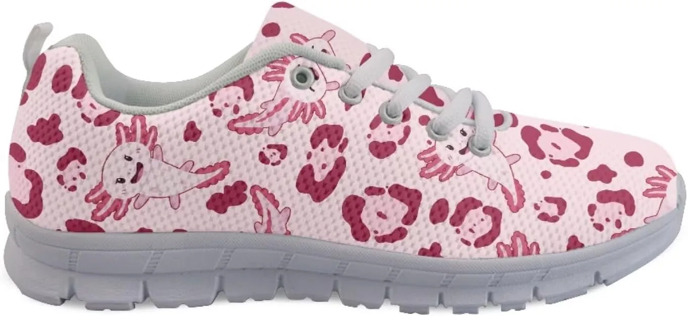 SYtrade Tennis Shoes for Women Lace-up Athletic Lightweight Gym Sneaker White Sole