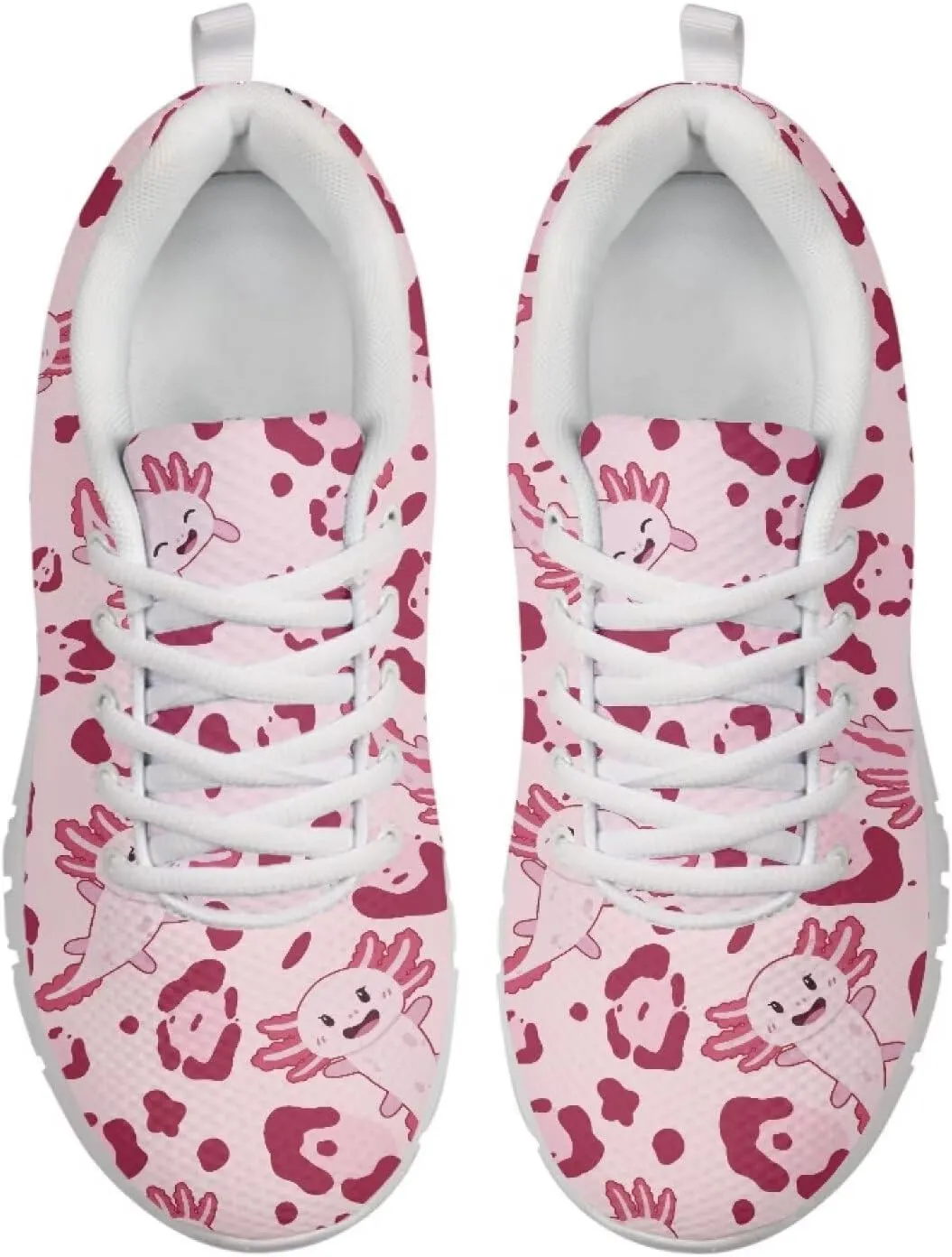 SYtrade Tennis Shoes for Women Lace-up Athletic Lightweight Gym Sneaker White Sole