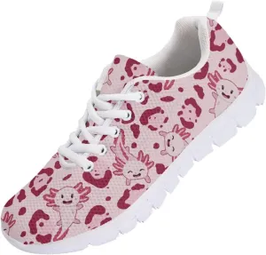SYtrade Tennis Shoes for Women Lace-up Athletic Lightweight Gym Sneaker White Sole